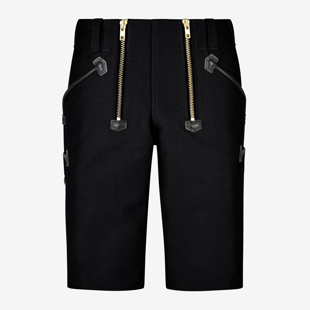 JOCHEN Zunft-Bermuda Zwirn-Doppel-Pilot schwarz 46 FHB Produktbild img1 L