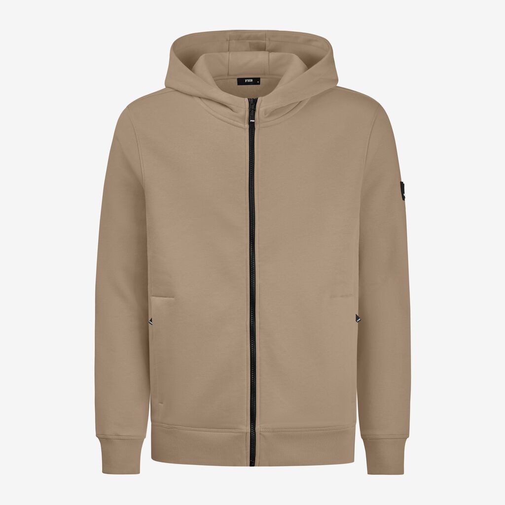 QUENTIN Hoodie-Jacke unisex beige 5XL FHB Produktbild img1 L