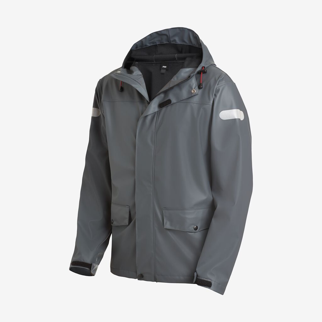 RAINER PU-Stretch-Regenjacke EN 343 anthrazit XL FHB Produktbild img1 L