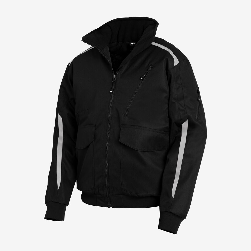 VOLKER Arbeitsjacke mit Reflektoren schwarz M FHB Produktbild img1 L