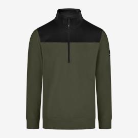 ROB Zip-Sweatshirt unisex oliv-schwarz S FHB Produktbild