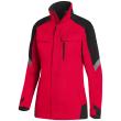 FHB ANDREA Arbeitsjacke Damen, rot-schwarz, Produktbild img1 S