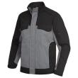 FHB ERNST Arbeitsjacke, grau-schwarz, Produktbild img1 S