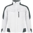 FHB LARS Arbeitsjacke, weiß-anthrazit, Produktbild img1 S