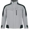 FHB LARS Arbeitsjacke, grau-schwarz, Produktbild img1 S