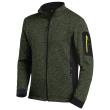 FHB CHRISTOPH Strick-Fleece-Jacke, oliv-schwarz, Produktbild img1 S