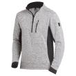 FHB PATRICK Strick-Fleece-Troyer, grau-schwarz, Produktbild img1 S