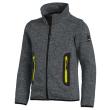 FHB MATS Strick-Fleece-Jacke Kinder, anthrazit, Produktbild