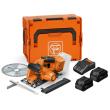 FEIN Kompakte Akku-Handkreissäge für Metall F-IRON Cut 57 AS Set 2 x 8 Ah Produktbild img1 S