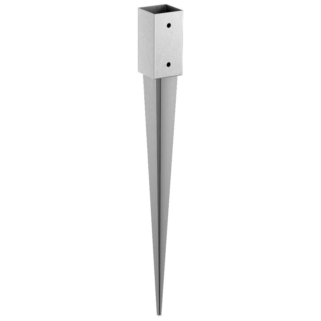 GH-Einschlagbodenhülse Typ R 101x101mm 750+150 mm Produktbild img1 L