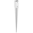 GH-Einschlagbodenhülse Typ R 101x101mm 750+150 mm Produktbild img1 S