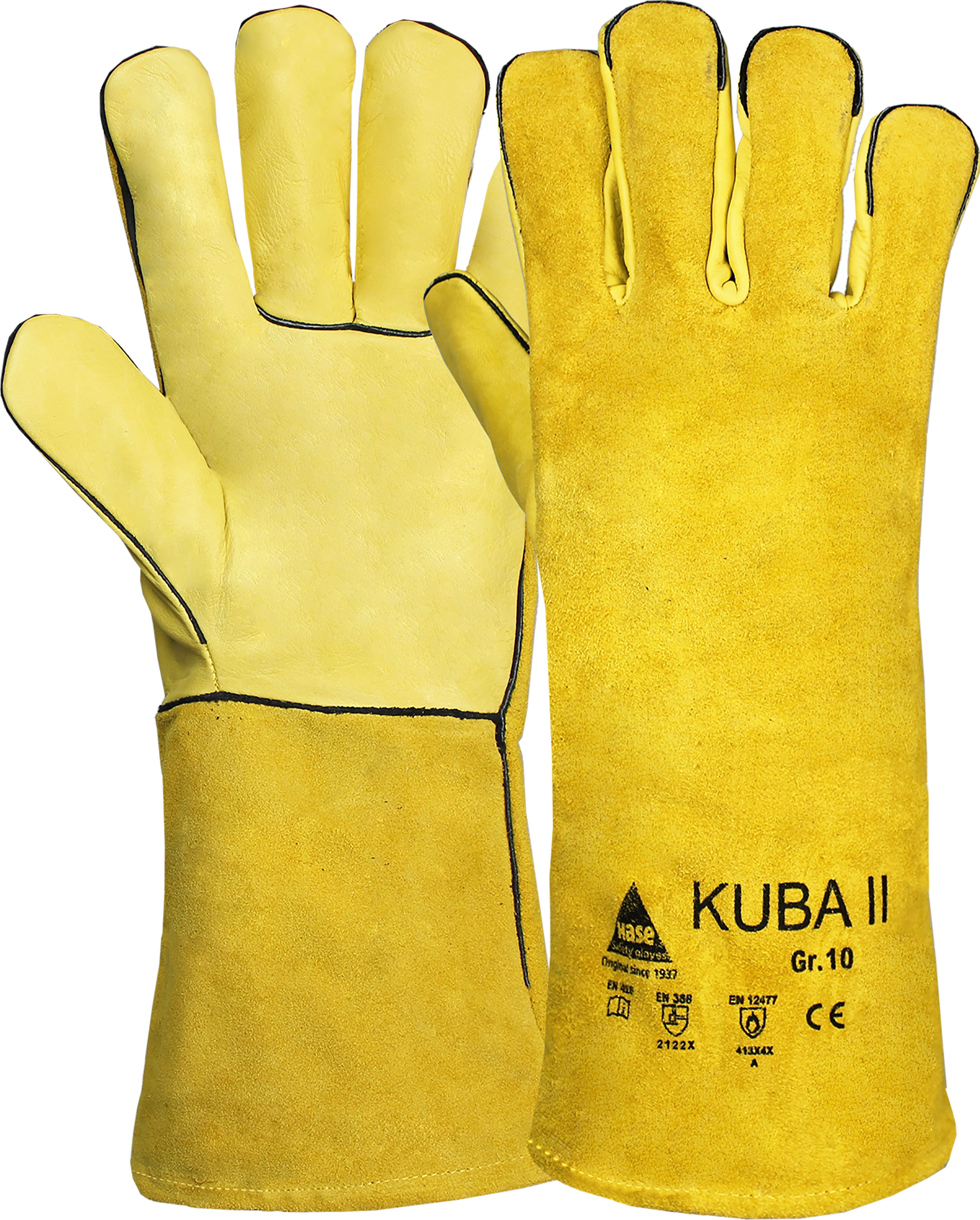 KUBA II, Schweißerhandschuh aus Rindspaltleder Produktbild img1 L