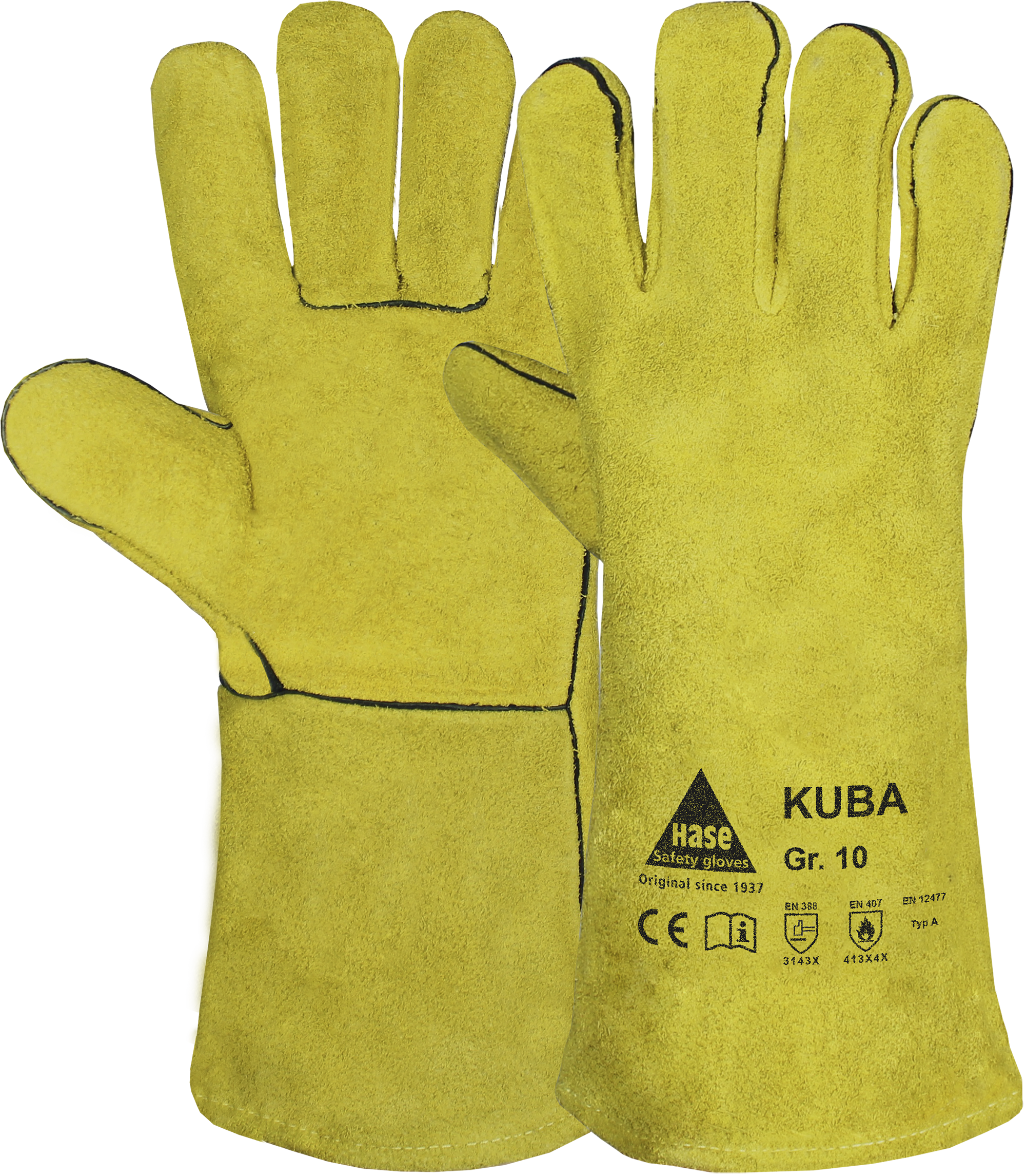 KUBA I, Schweißerhandschuh aus Rindspaltleder Produktbild img1 L