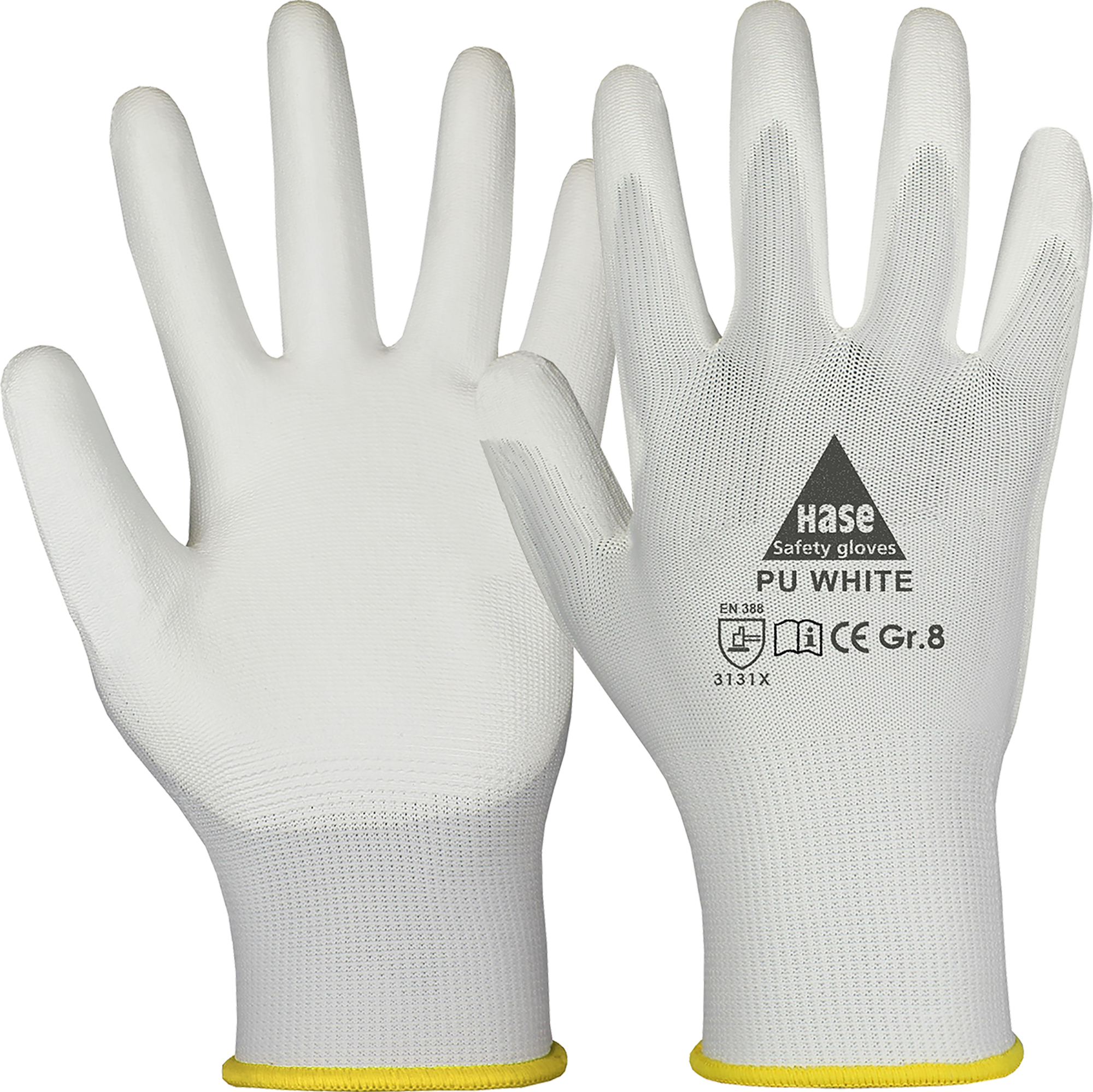 PU WHITE, Montagehandschuh aus Polyester/PU Produktbild img1 L