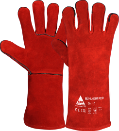 MÜHLHEIM RED, Schweißerhandschuh aus Rindspaltleder Produktbild