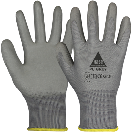 PU GREY, Montagehandschuh aus Polyester/PU Produktbild