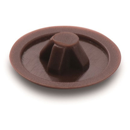 Zierkappen, PZD-2, Ø12mm, RAL8011, nussbraun, 500 St. Produktbild img1 L