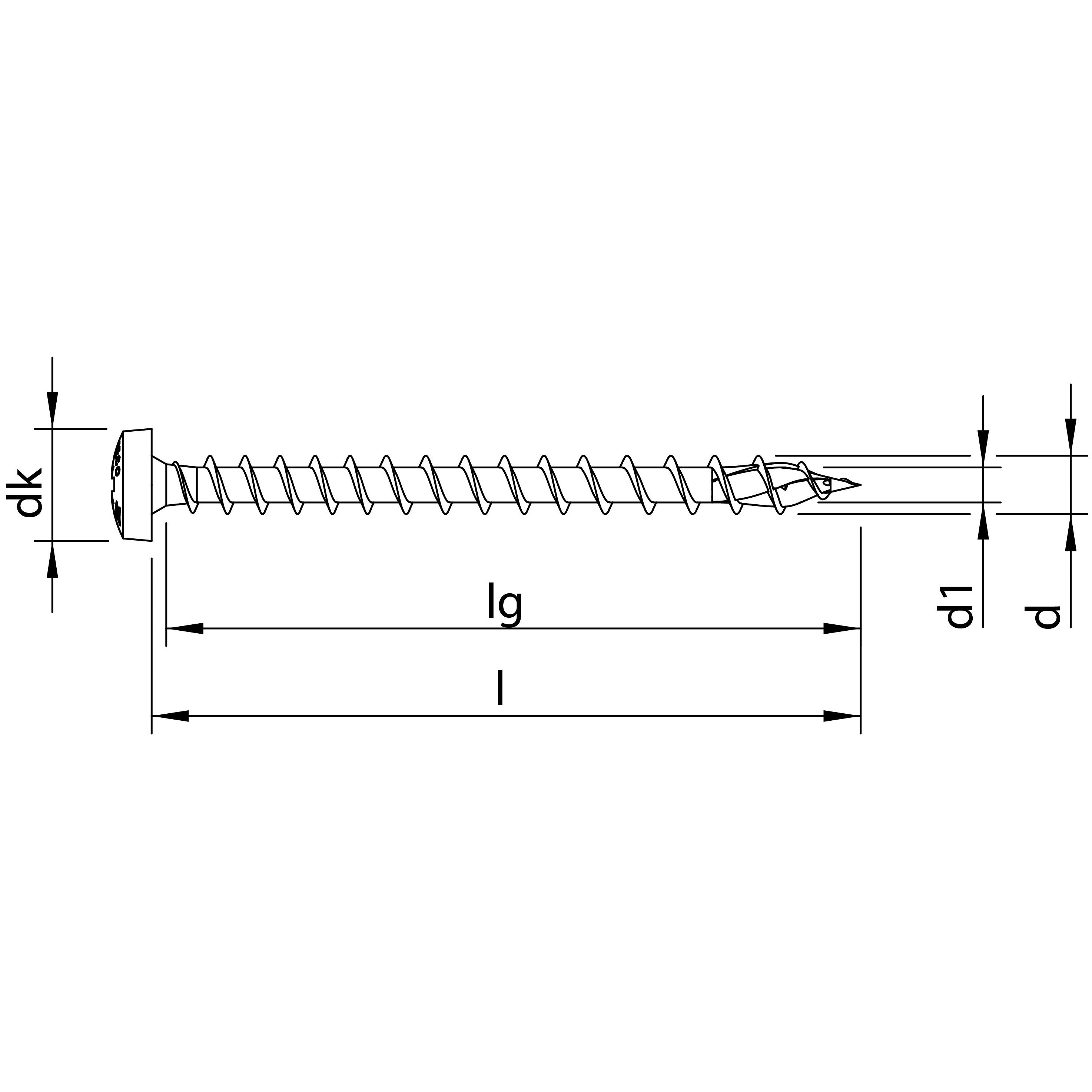 HECO-TOPIX-plus 4,5 x 20, Rundkopf, Pozi-Drive, VVG, A3K, 200 St. Produktbild img2 L