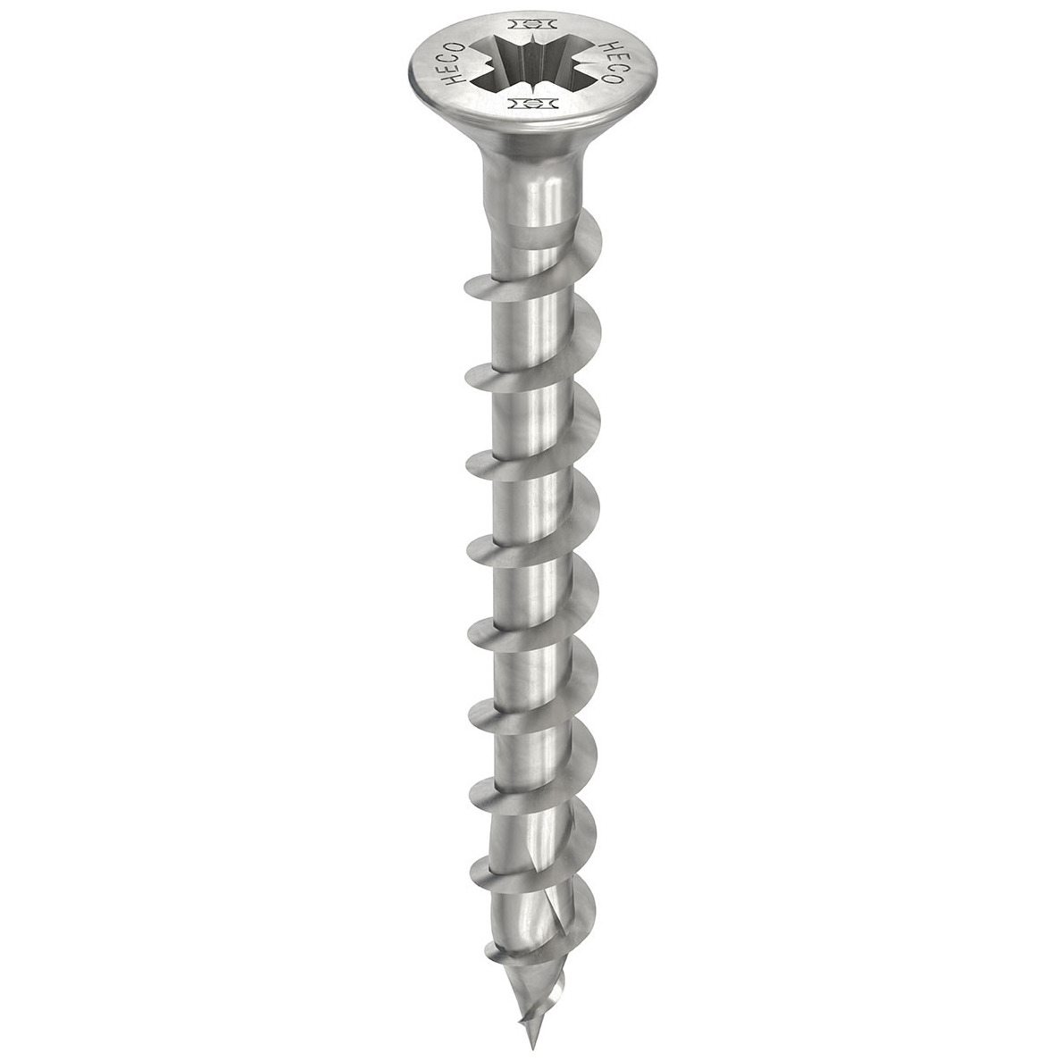 HECO-TOPIX-plus A2 4,5 x 40, Beschlagschraube, Senkkopf, Pozi-Drive, VVG, 500 St Produktbild img1 L