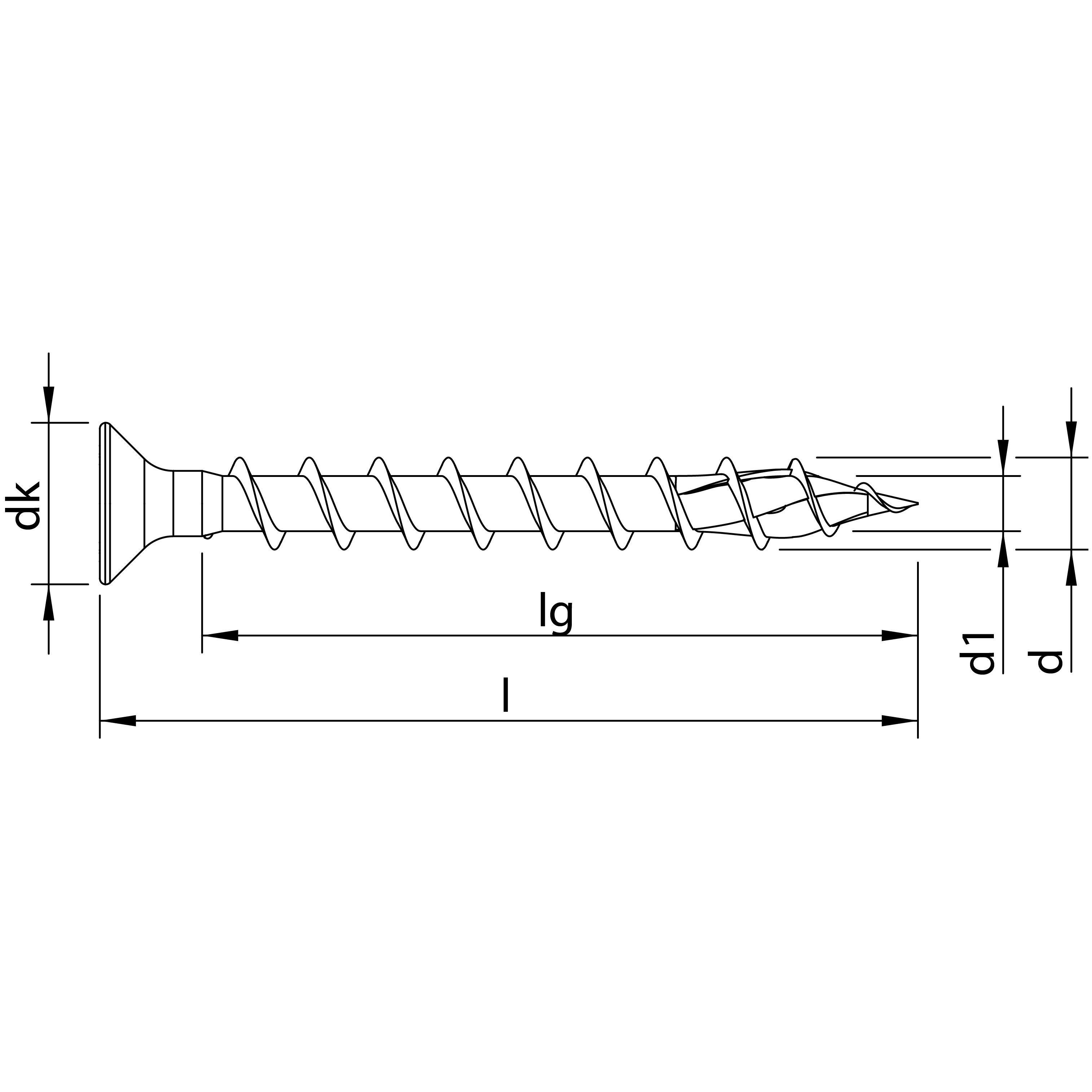 HECO-TOPIX-plus A2 4,5 x 40, Beschlagschraube, Senkkopf, Pozi-Drive, VVG, 500 St Produktbild img2 L