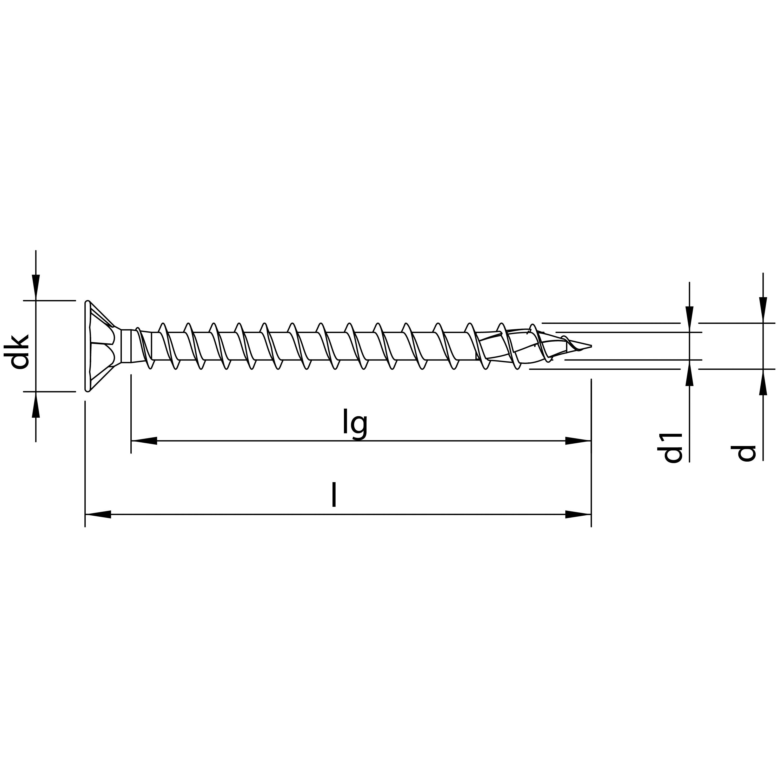 HECO-TOPIX-plus 8,0 x 120, Senkkopf, HECO-Drive, VG, A3K, 100 St. Produktbild img2 L