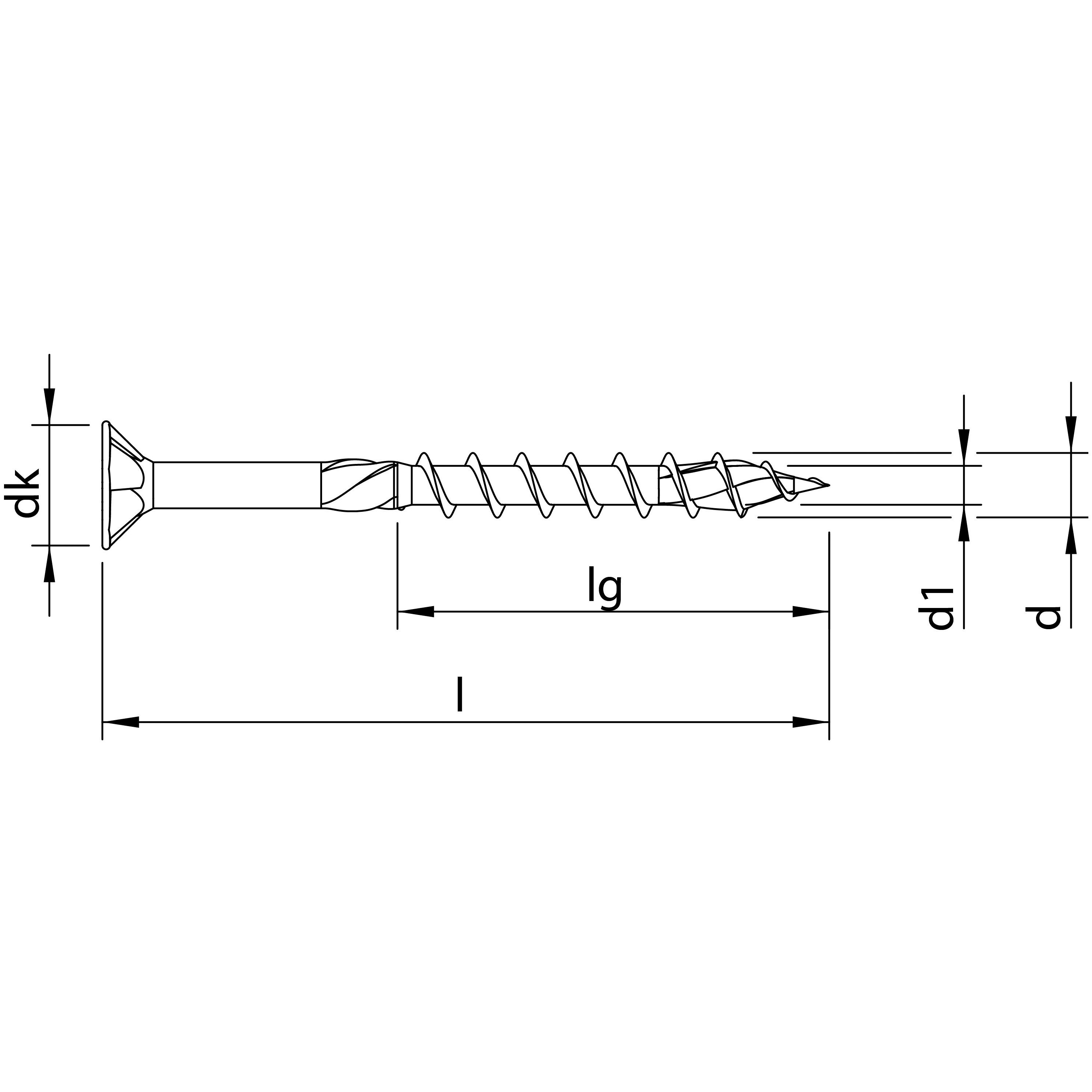 HECO-TOPIX-plus 5,0 x 90, Senkkopf, Pozi-Drive, TG, A3K, 200 St. Produktbild img2 L