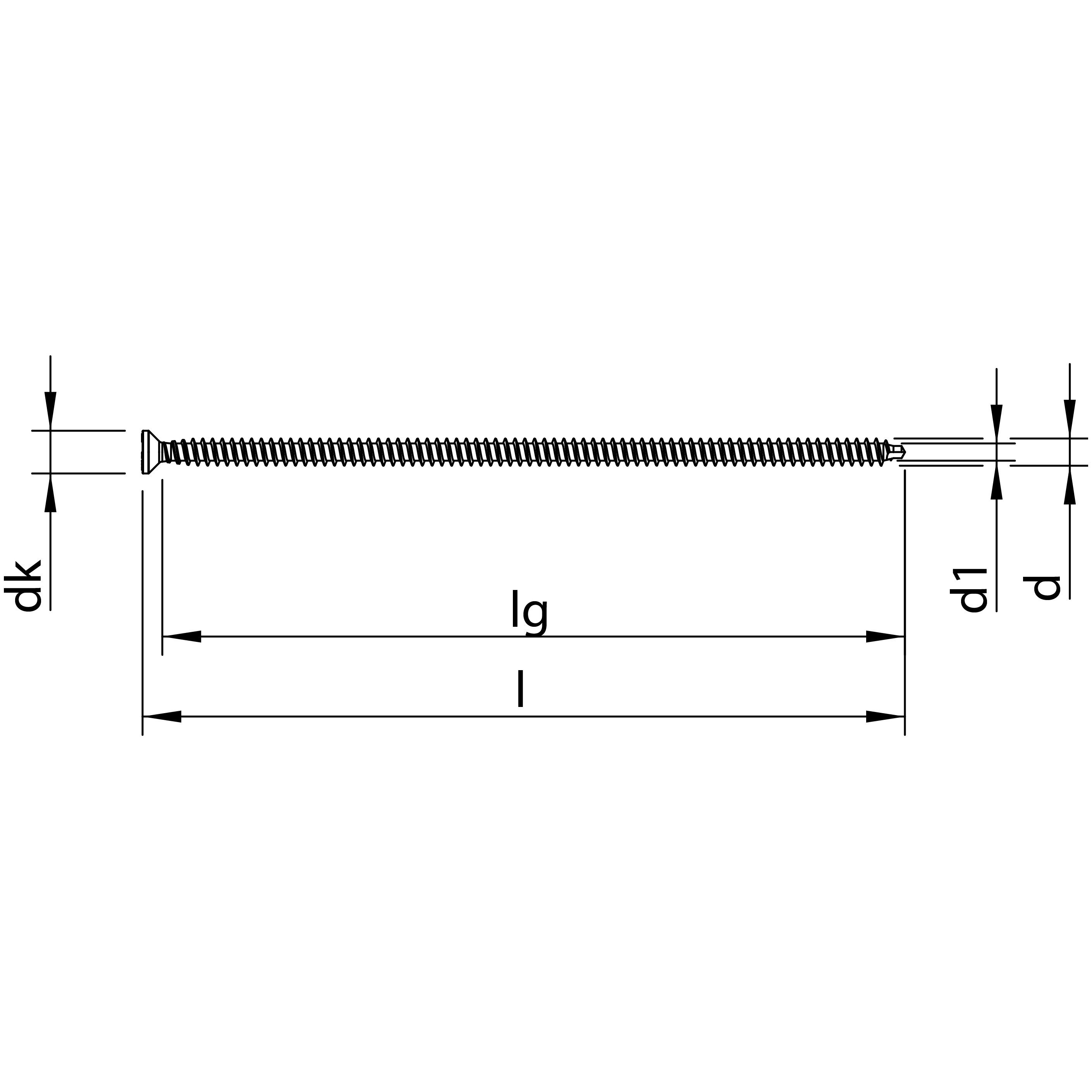 HECO-WR-T 9,0 x 400, Senkkopf, T-Drive, VG, DC-DP1, 50 St. Produktbild img2 L
