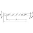HECO-TOPIX-plus 4,5 x 60, Senkkopf + Kopfbohrung, Pozi-Drive, VVG, A3K, 200 St. Produktbild img2 S