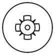 HECO-TOPIX-plus 4,5 x 60, Senkkopf + Kopfbohrung, Pozi-Drive, VVG, A3K, 200 St. Produktbild img3 S