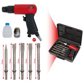 10mm Druckluft-Meißel-Satz, 7-tlg 3000 Schläge/min Produktbild