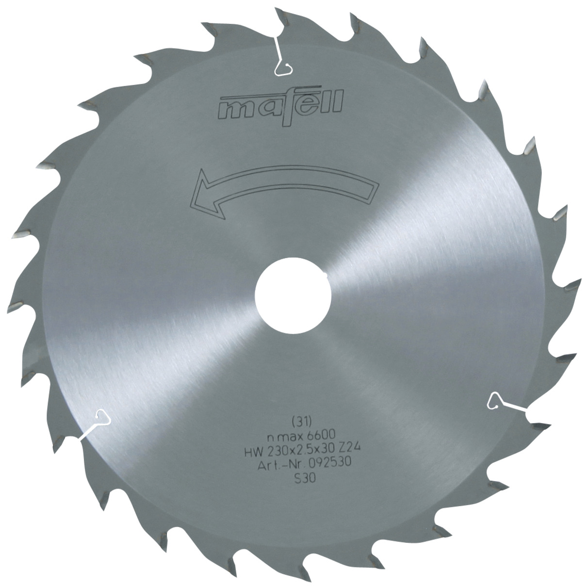 Sägeblatt-HM, 230 x 1,8/2,5 x 30 mm, Z 24, WZ, für universellen Einsatz in Holz (KSP 85 Fc) Produktbild img1 L
