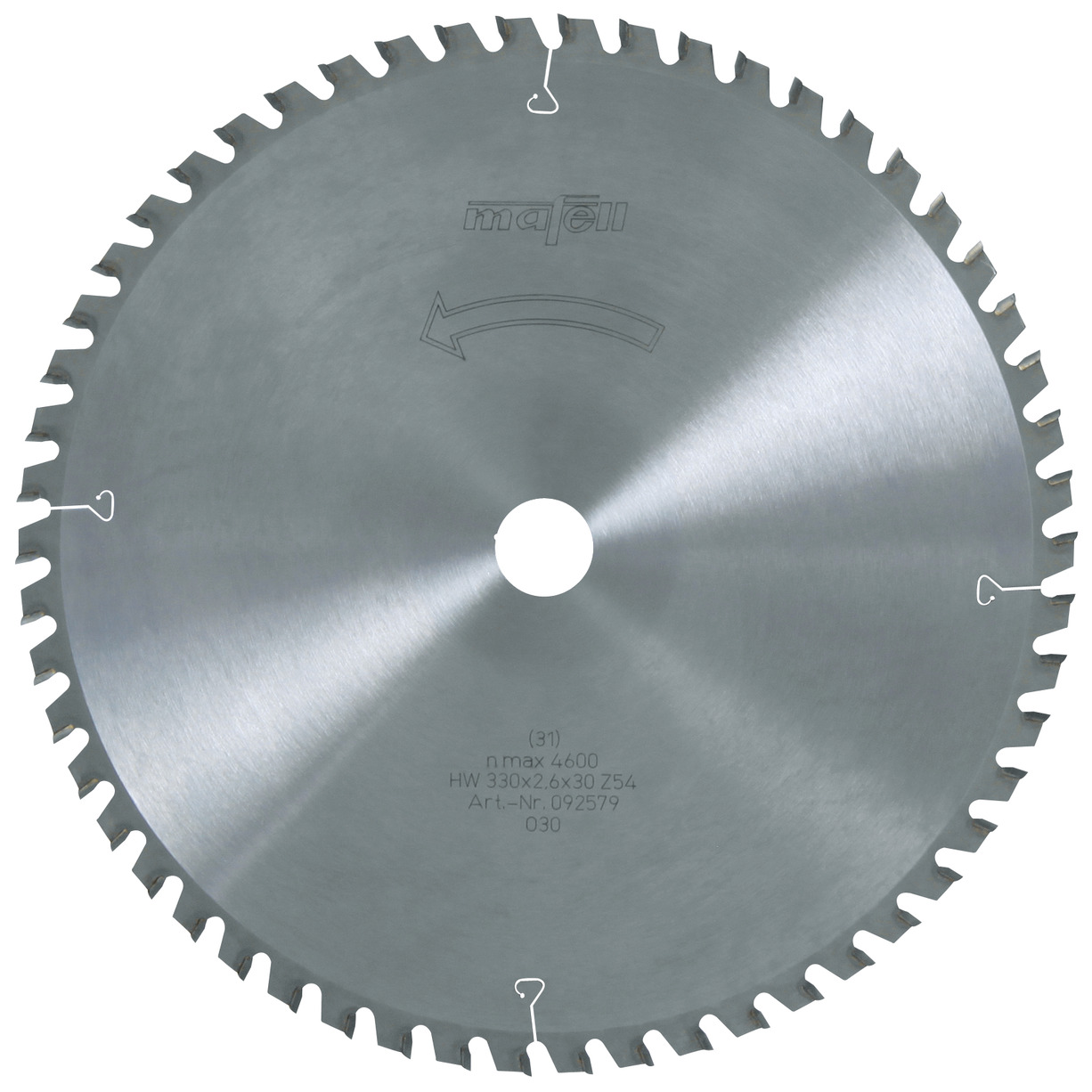 Sägeblatt-HM, 330 x 2,2/2,6 x 30 mm, Z 54, WZ/FA, für Sandwichplatten mit Metalleinlage oder Metalldeckschichten Produktbild img1 L