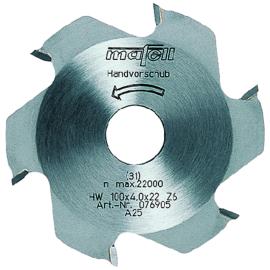 Scheibenfräser, 100 x 4 x 22 mm, Z 6, hartmetallbestückt Produktbild