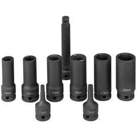 Kraft-Steckschlüssel-Set SR-ES 1/2" 9T Produktbild