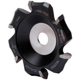 Aluverbundfräser MF-AF 90, für 90° V-Nuten bis 8 mm Frästiefe (inkl. 2 Positionsanzeiger + 1 Späneabweiser) Produktbild