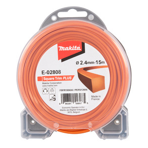 Mähfaden 4kant 2,4mmx15m E-02808 Makita Produktbild img1 L