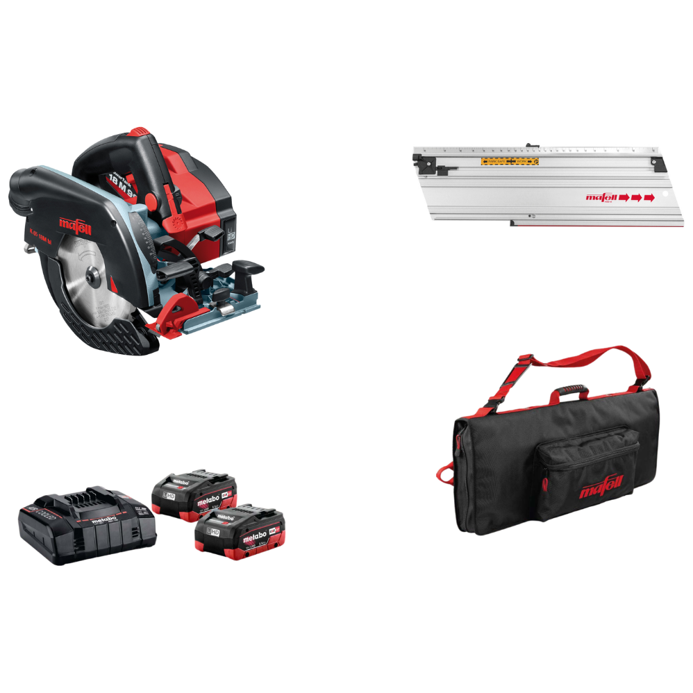 K65 18M bl + Führungseinrichtung + Taschen-Set + Metabo Basis Set: Produktbild img1 L