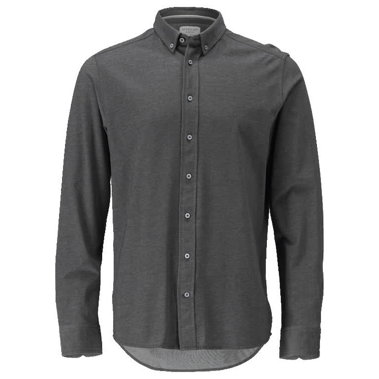 Hemd, schmale Passform, Stretch dunkelanthtazit/hellgrau-meliert Produktbild img1 L
