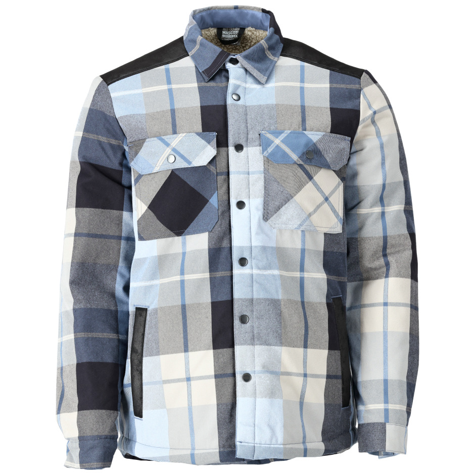 Hemd, kariert, Faserpelz Futter Thermohemd Schwarzblau-kariert Produktbild img1 L
