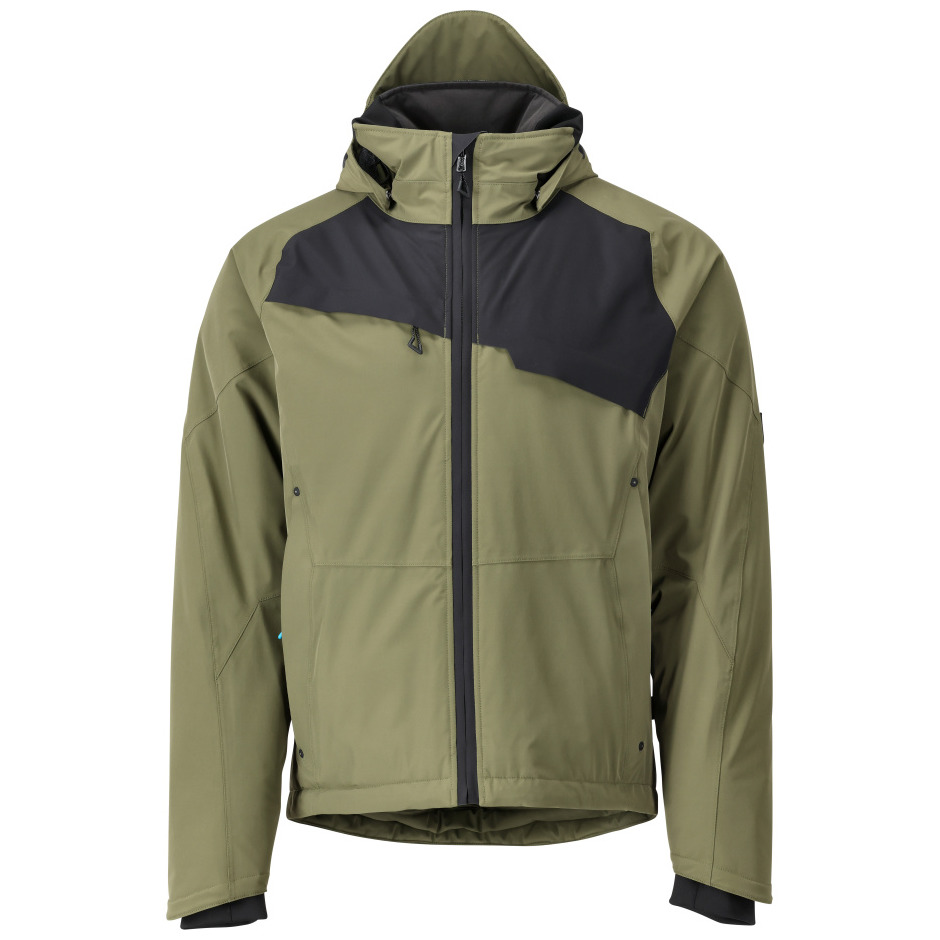 Winterjacke mit CLIMASCOT®, wasserdicht Winterjacke mossgrün/schwarz Produktbild img1 L