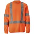 Sweatshirt, moderne Passform Sweatshirt hi-vis orange Produktbild img1 S