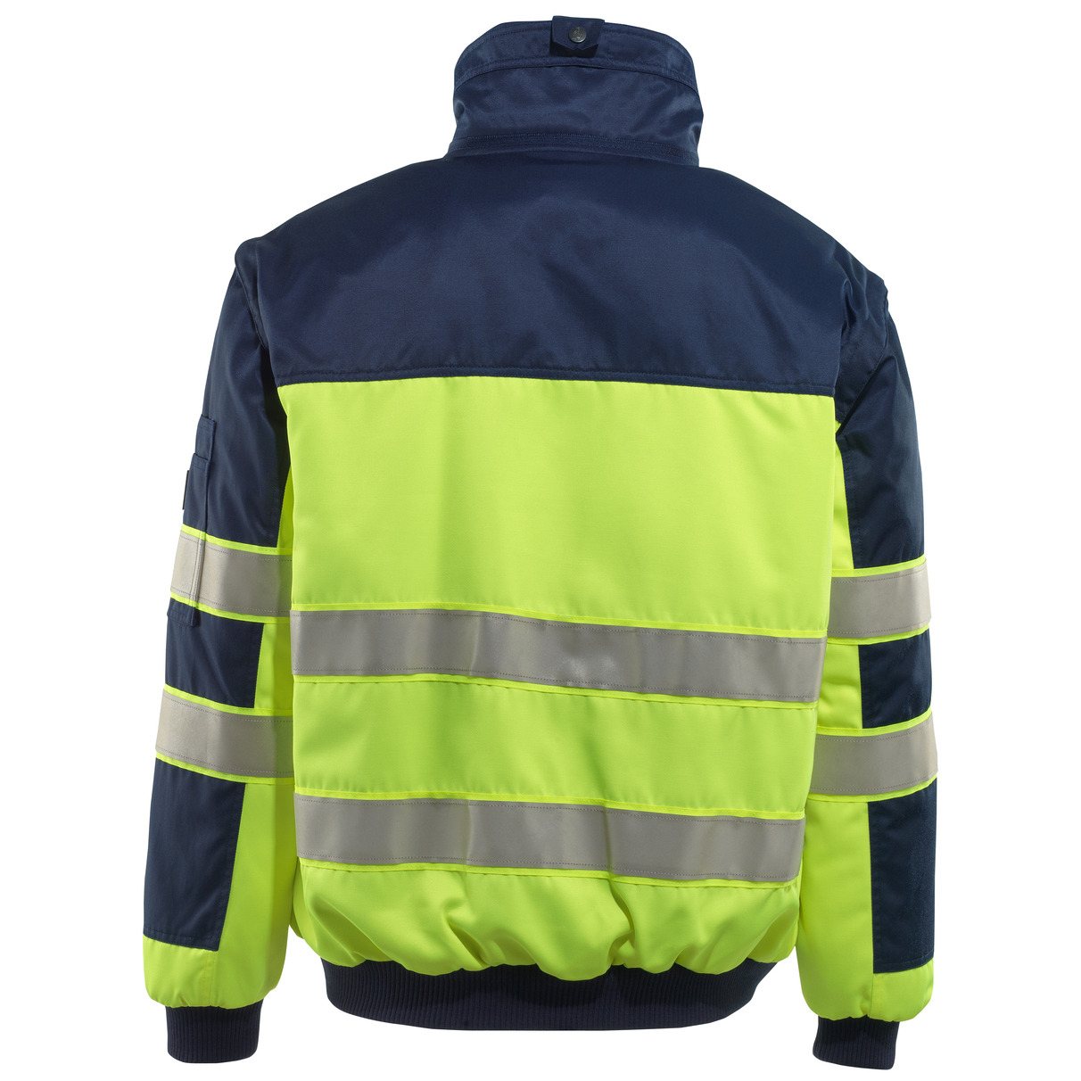 MASCOT® Livigno Pilotjacke Größe 2XL, hi-vis gelb/marine Produktbild img4 L