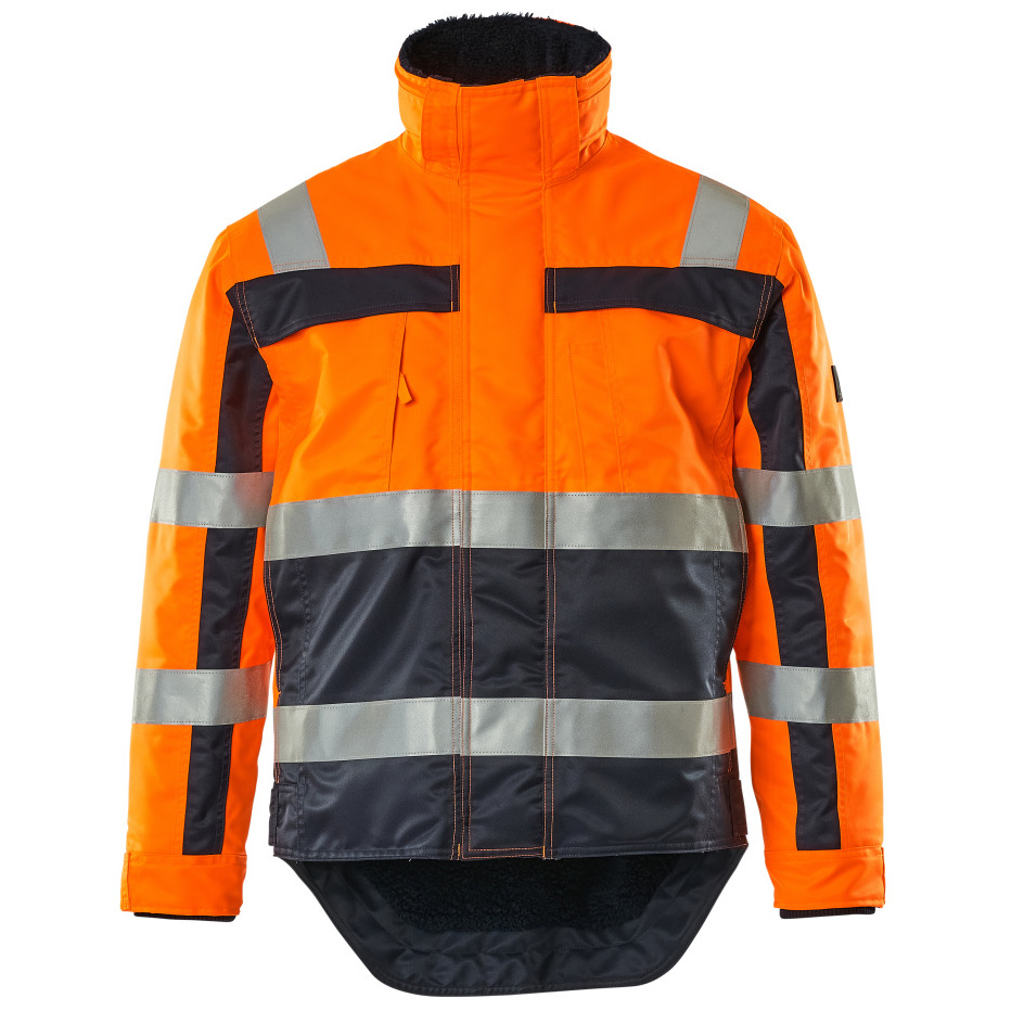 MASCOT® Teresina Winterjacke Größe 4XL, hi-vis orange/marine Produktbild img1 L