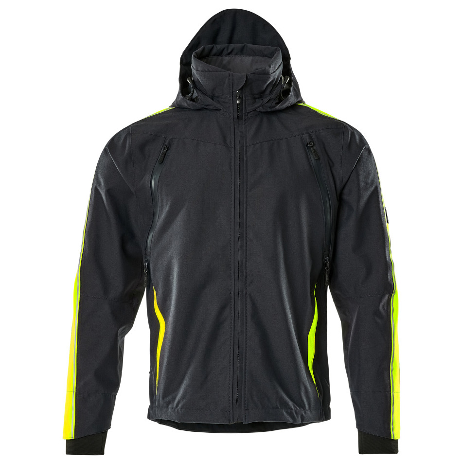 MASCOT® Gandia Jacke Größe XL, schwarz/hi-vis gelb Produktbild img1 L