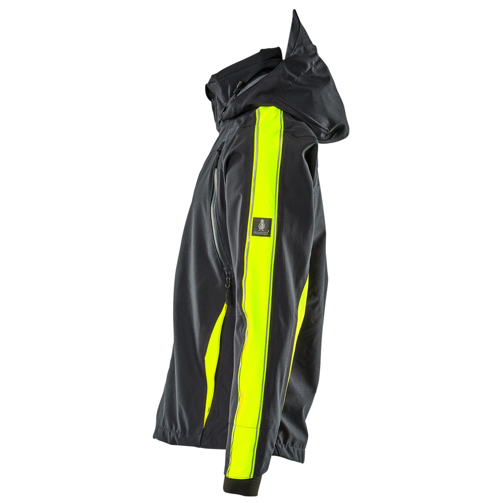 MASCOT® Gandia Jacke Größe XL, schwarz/hi-vis gelb Produktbild img3 L