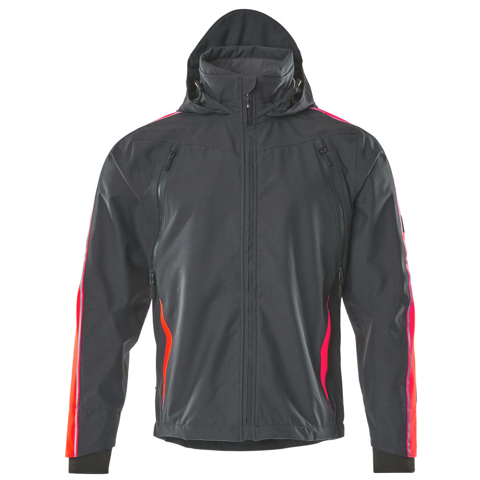 MASCOT® Gandia Jacke Größe XL, dunkelanthrazit/hi-vis rot Produktbild img1 L