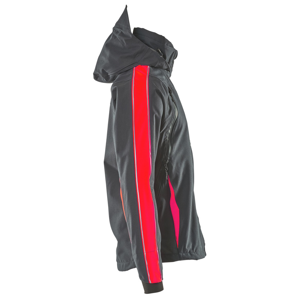 MASCOT® Gandia Jacke Größe XL, dunkelanthrazit/hi-vis rot Produktbild img5 L