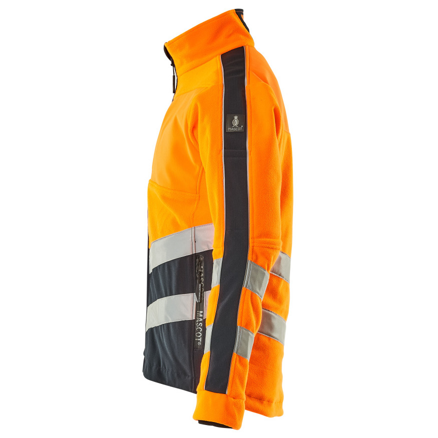 MASCOT® Sheffield Fleecejacke Größe 2XL, hi-vis orange/schwarzblau Produktbild img3 L