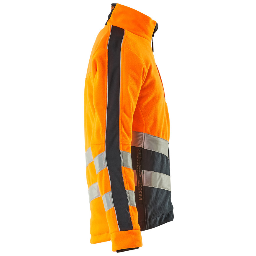 MASCOT® Sheffield Fleecejacke Größe 2XL, hi-vis orange/schwarzblau Produktbild img5 L