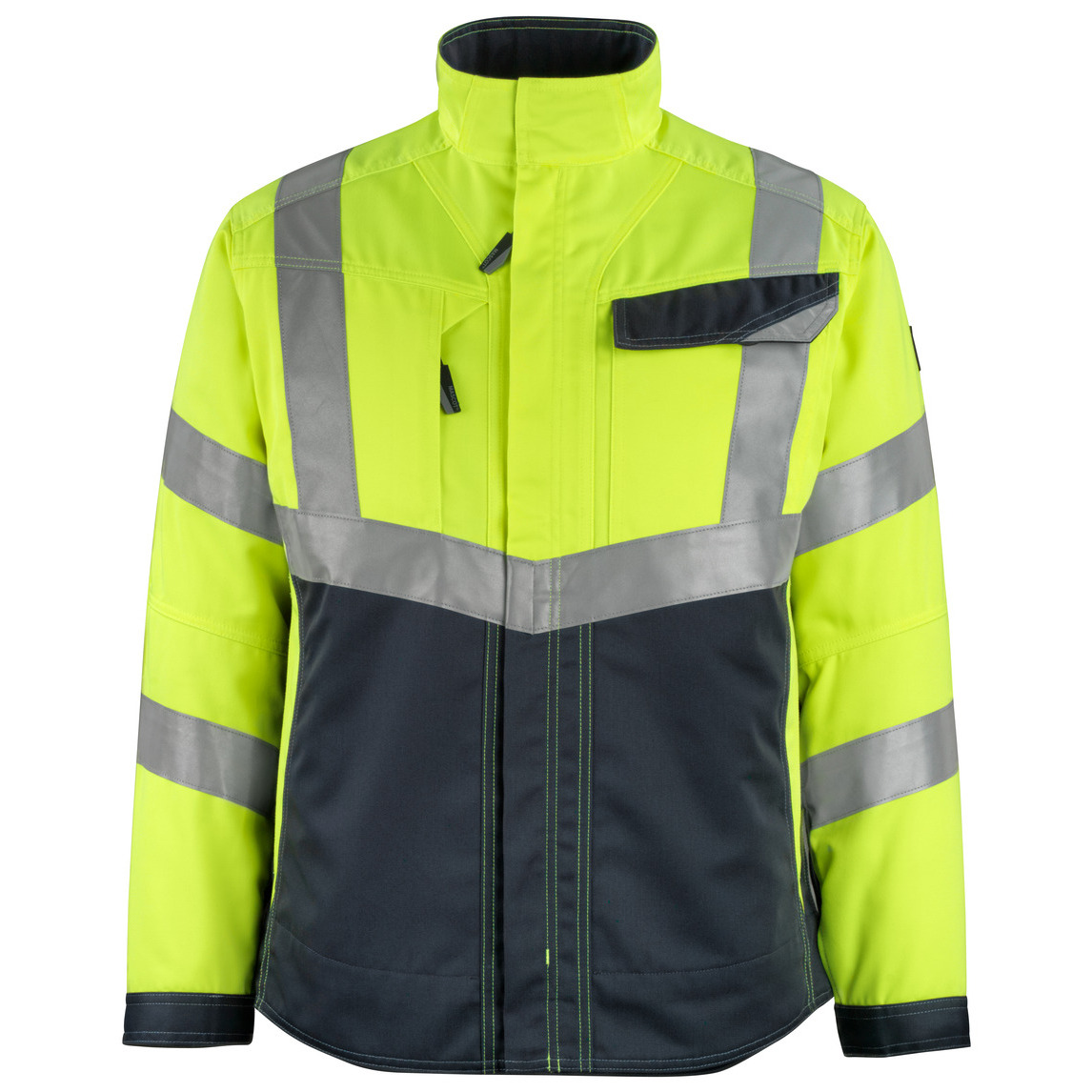 MASCOT® Oxford Arbeitsjacke Größe S, hi-vis gelb/schwarzblau Produktbild img1 L